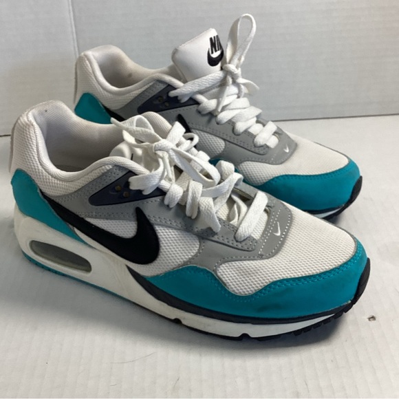 Nike Shoes - Nike Air Teal and White Sneakers Women sz 6.5